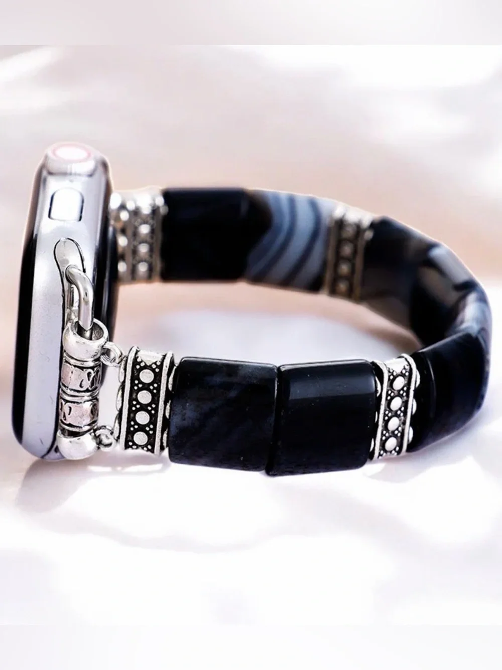 NWT Cape Diablo Bohemian Noir Stretch Apple Watch Strap